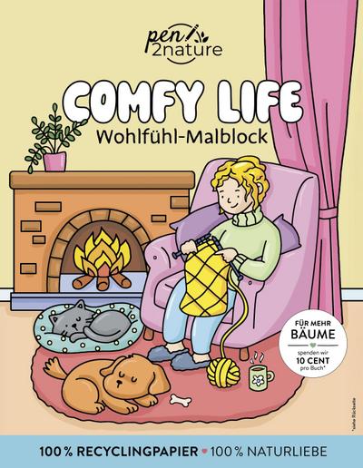 Comfy Life: Wohlfühl-Malbuch - Cozy Coloring | Ausmalen und entspannen