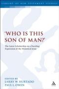 ’Who is this son of man?’
