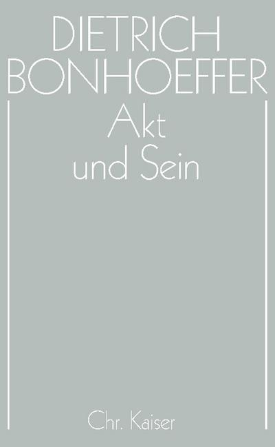 Akt und Sein