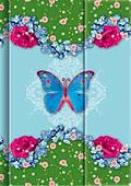 Premium-Timer Big "Butterfly" 2013: Buchkalender mit hochwertiger Folienveredelung,  Prägung und Magnetverschluss