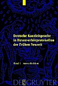 Deutsche Kanzleisprache in Hexenverhörprotokollen der Frühen Neuzeit