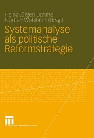 Systemanalyse als politische Reformstrategie