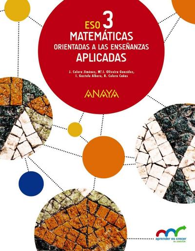 Matemáticas orientadas a las Enseñanzas Aplicadas 3.