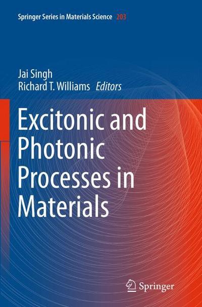 Excitonic and Photonic Processes in Materials