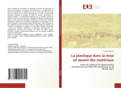 La plastique dans la mise en ¿uvre des matériaux
