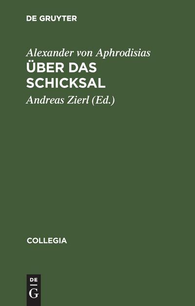 Über das Schicksal