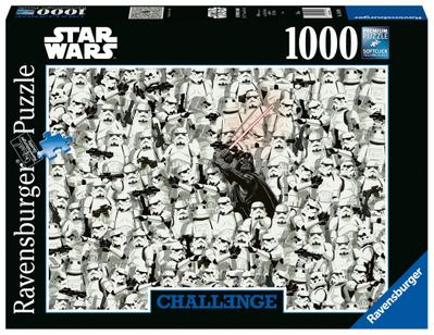 Ravensburger Puzzle 1000 Teile, Challenge Star Wars - Darth Vader und seine Klonkrieger als herausforderndes Puzzle für Erwachsene und Kinder ab 14 Jahren