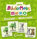 Mein Bildermaus-Memo - Einzahl - Mehrzahl (Kinderspiel)