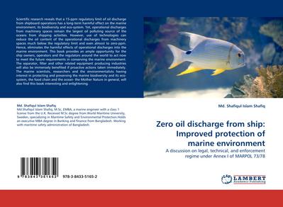 Zero oil discharge from ship: Improved protection of marine environment