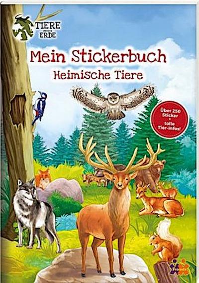 Tiere unserer Erde. Meine Stickerwelt. Heimische Tiere
