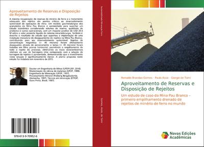 Aproveitamento de Reservas e Disposição de Rejeitos