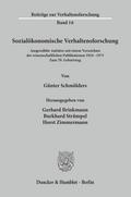 Sozialökonomische Verhaltensforschung.