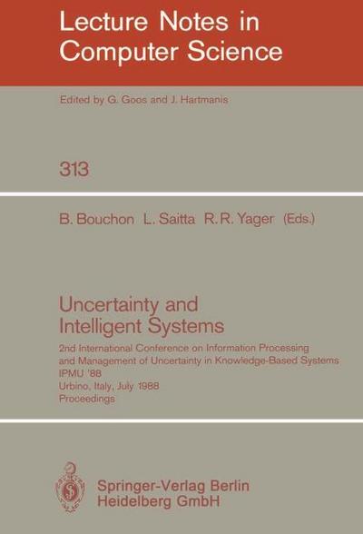 Uncertainty and Intelligent Systems