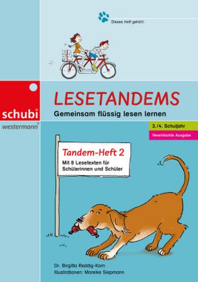 Lesetandems - Tandemheft 2, vereinfachte Ausgabe