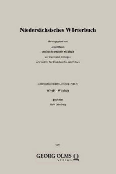 Niedersächsisches Wörterbuch