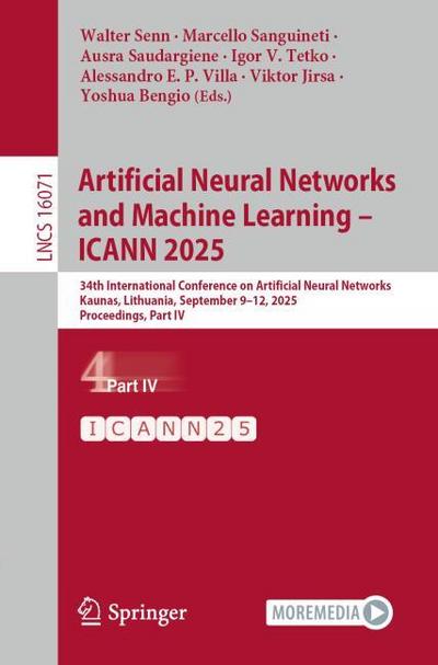 Artificial Neural Networks and Machine Learning - ICANN 2025
