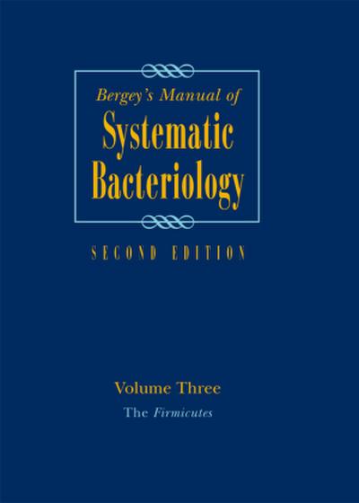 Bergey’s Manual of Systematic Bacteriology, m. 2 Buch