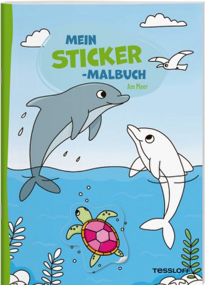 Mein Sticker-Malbuch. Am Meer