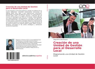 Creación de una Unidad de Gestión para el Desarrollo Local