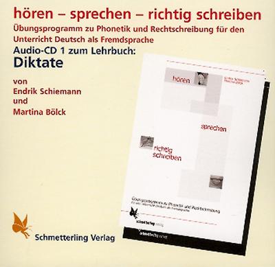 Hören - sprechen - richtig schreiben Diktate, 1 Audio-CD