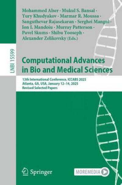 Computational Advances in Bio and Medical Sciences