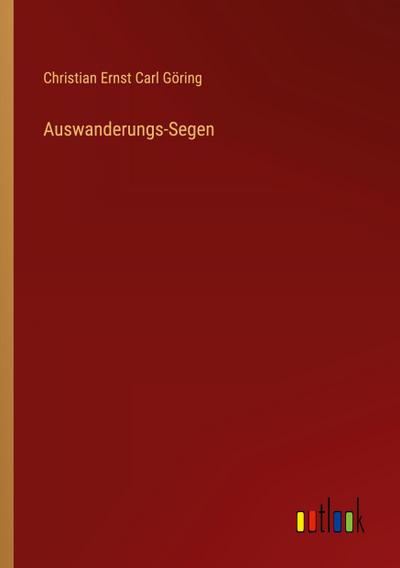 Auswanderungs-Segen