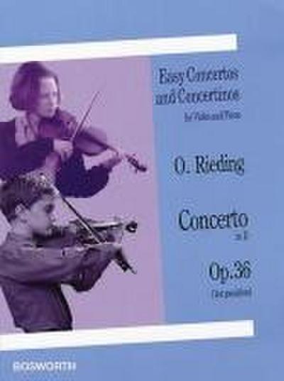 Rieding, O: Concerto in D, Op. 36