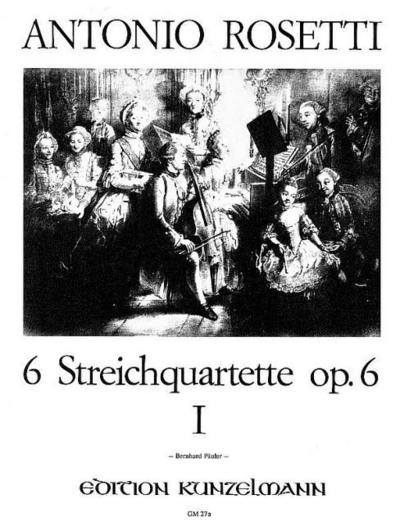 6 Streichquartette op.6 Band 1 (Nr.1-3)