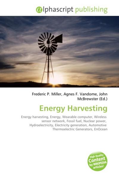 Energy Harvesting - Frederic P. Miller