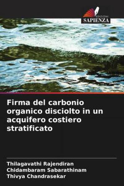 Firma del carbonio organico disciolto in un acquifero costiero stratificato