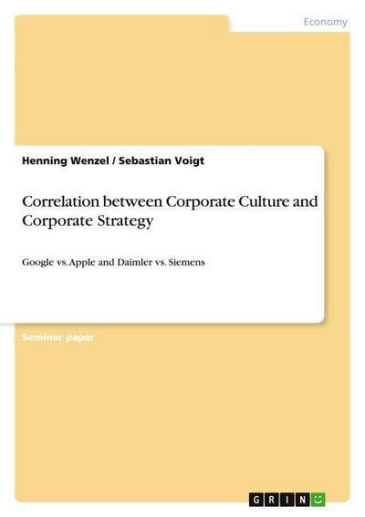 Correlation between Corporate Culture and Corporate Strategy