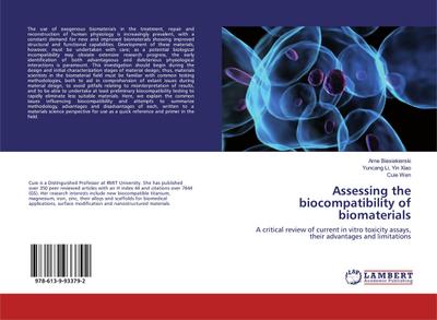 Assessing the biocompatibility of biomaterials
