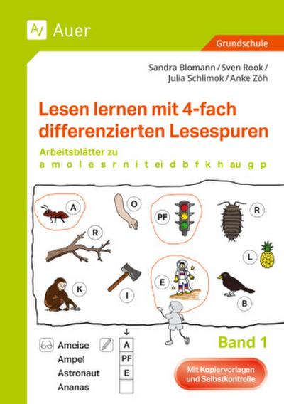 Lesen lernen mit 4-fach differenzierten Lesespuren