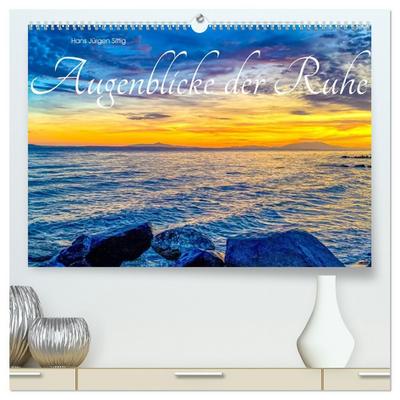 Augenblicke der Ruhe (hochwertiger Premium Wandkalender 2026 DIN A2 quer), Kunstdruck in Hochglanz