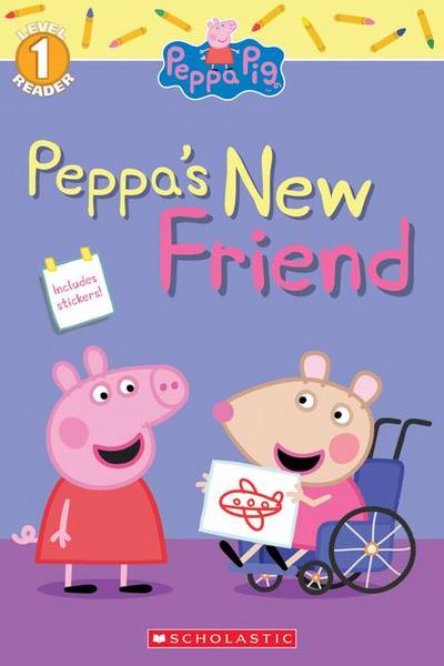 Peppa’s New Friend (Peppa Pig Level 1 Reader with Stickers)