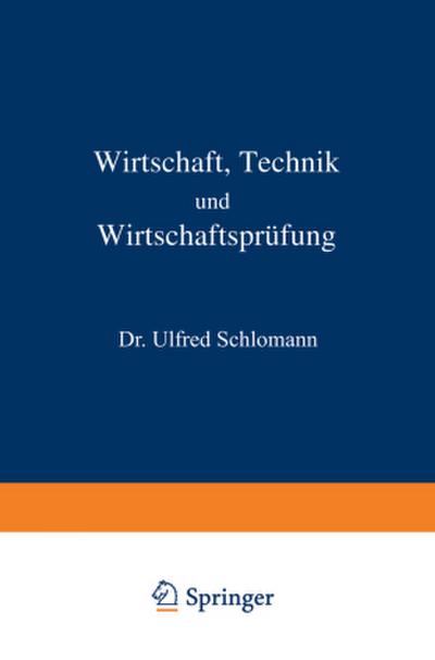Wirtschaft Technik und Wirtschaftsprüfung