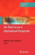 Policy Initiatives Towards the Third Sector in International Perspective