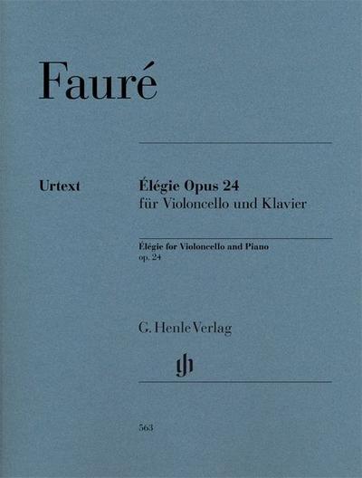 Élégie Opus 24 für Violoncello und Klavier 