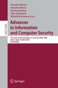 Advances in Information and Computer Security: First International Workshop on Security, IWSEC 2006, Kyoto, Japan, October 23-24, 2006, Proceedings Hi