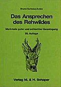 Das Ansprechen des Rehwildes