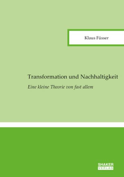 Transformation und Nachhaltigkeit