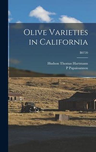 Olive Varieties in California; B0720