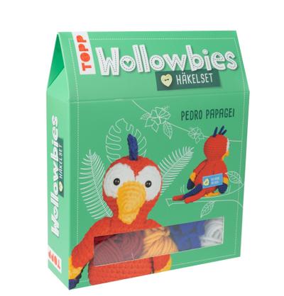 Wollowbies Häkelset Papagei