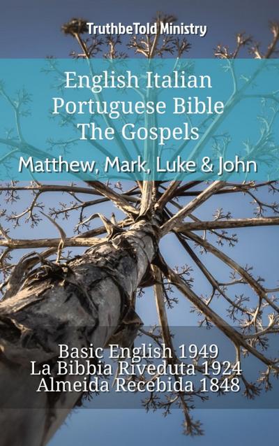 English Italian Portuguese Bible - The Gospels - Matthew, Mark, Luke & John