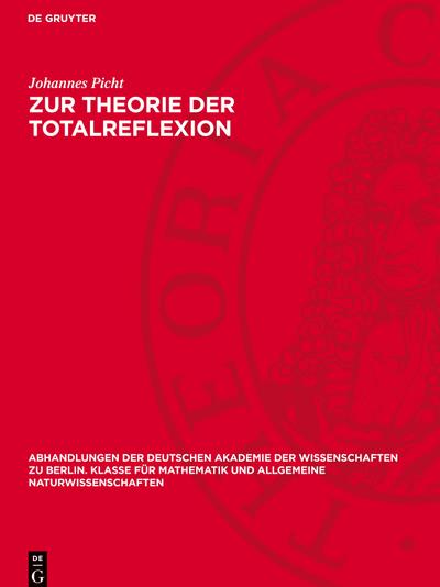 Zur Theorie der Totalreflexion