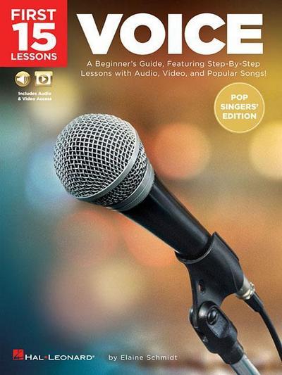 First 15 Lessons - Voice (Pop Singers’ Edition) Book/Online Audio