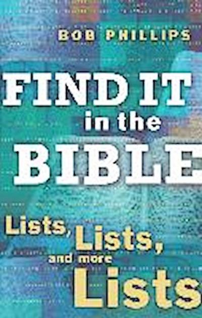 Find It in the Bible