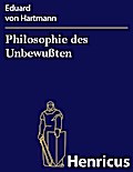 Philosophie des Unbewußten