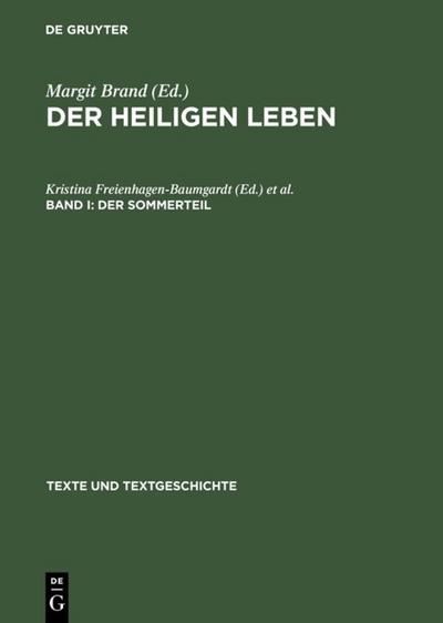 Der Heiligen Leben I