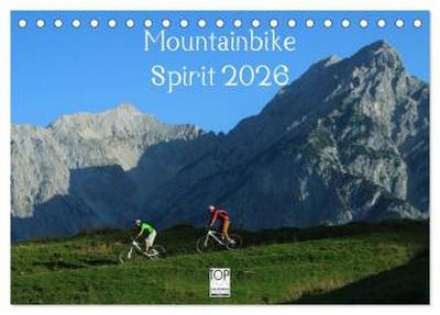 Mountainbike Spirit 2026 (Tischkalender 2026 DIN A5 quer), CALVENDO Monatskalender